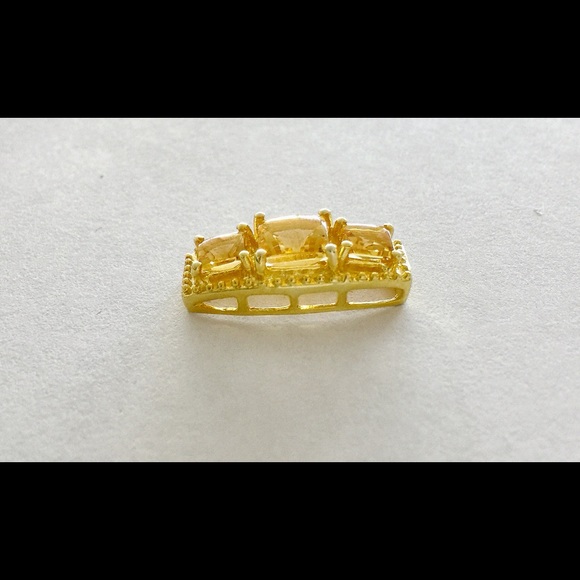 ✨5.32ctw Genuine Citrine pendant in 14K goldplate✨ - Picture 3 of 6